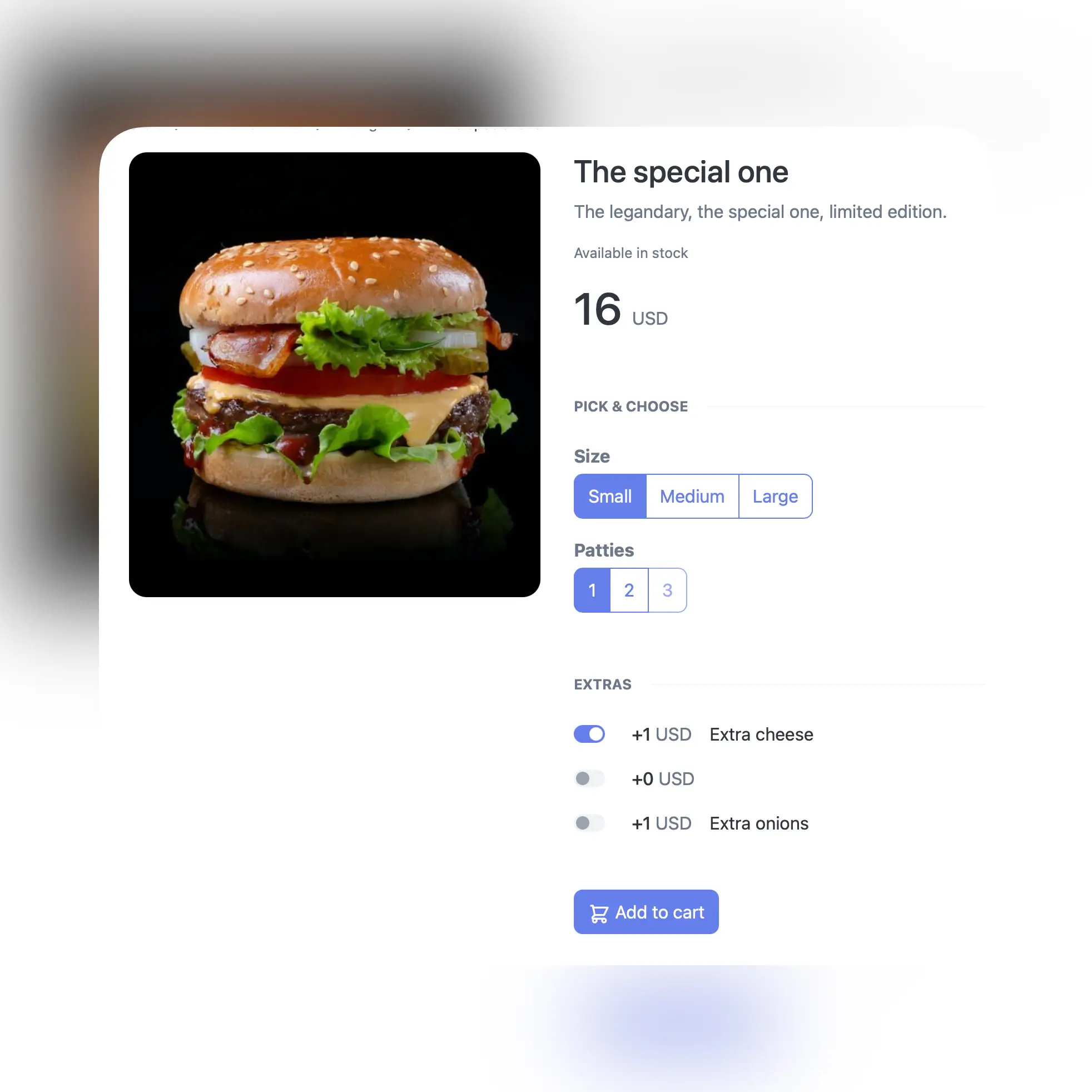 Screenshot del menù